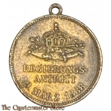 Medaille Regierungsantritt 9. März 1888 - Kaiser Friedrich III