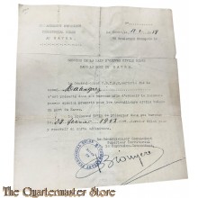 WW1 dokument Parolebefehl Ersatz Batt Garde Regt zu Fuss 