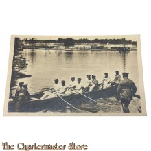 (Feld)postkarte 1916 Ein Boot mit Deutsche Offiziere 