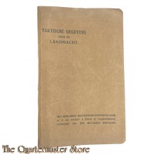 Voorschrift Tactische gegevens voor de Landmacht 1940