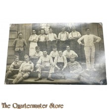 France - Studio photo / Postcard French soldiers resting 