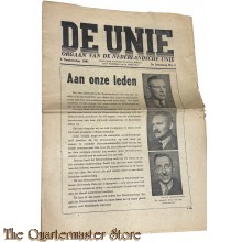 Krant de Unie 2e Jrg no 1, 4 september 1941