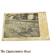 (Feld) Postkarte 1915 Bahnhof Guignicourt