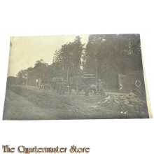(Feld) Postkarte 1917 Krankenwagen Feld Lazarett 5