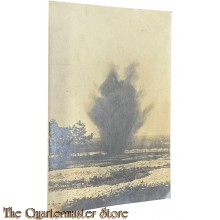 (Feld)postkarte 1916 Granaten explosion an die Front 