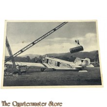 Junckers Fotokarte no 30 - Ganzmetall-Kabinen-Flugzeug Junkers-G 31