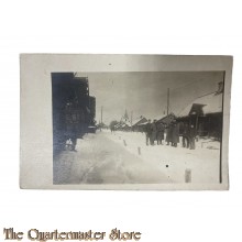 Postkarte/ Photo 1916 Deutsche Soldaten im Schnee 