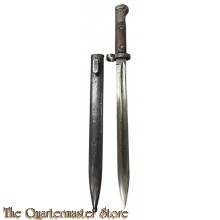 Czech VZ-24 Mauser rifle  CSZ L bayonet with scabbard