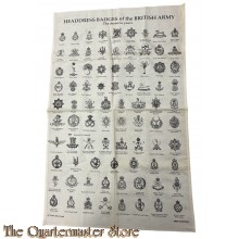 Cap badge tea towel 