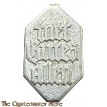 WHW  "Tuet Gutes Allen" Spendenabzeichen der Caritas-Woche ("Do good to all" Caritas week donation badge)