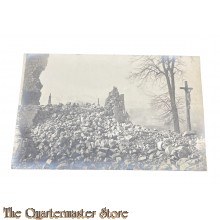 Postkarte/ Photo 1914-18 War damage 