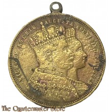  Medaille 1861 Bronze Wilhelm I. (1861-1888), auf seine Krönung am 18. Oct. 1861 in Königsberg