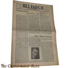 Krant -  Het Parool  1 september 1945 uitgave noordelijke Provincies