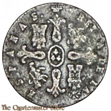 Spain - Koperen 8 Maravedis 1865