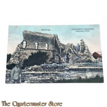 (Feld) Postkarte 1916 Dontrien, Frankreich Gesprengte Kirche