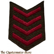 Service chevrons 4 years oversea (Mouwembleem 4 jaar dienst) Civil Defence