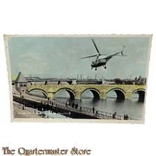 Ansicht Maastricht Helicoptere boven Maasbrug 
