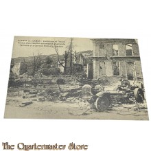 France - Postcard Chemin des Dames , Remains of a German Moto-Car-Section