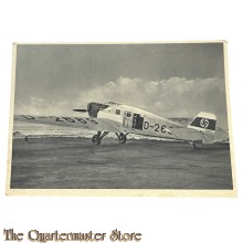 Junckers Fotokarte no 31- Ganzmetall-Kabinen-Flugzeug Junkers-Ju 33 Land 