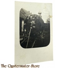 France - Postcard WW1 4 French soldiers