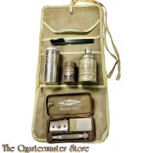 WWI US Army Toiletry Roll Kit w/ Contents
