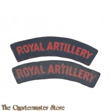 Shoulder flashes Royal Artillery Regiment (canvas)