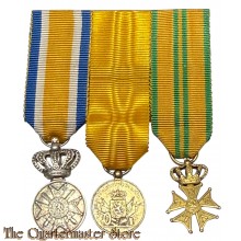 Miniatuur medailles Orde oranje nassau (militair) ,Trouwe dienst en avondvierdaagse