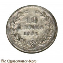 Coin - 1882 10 cents Nederland Willem III