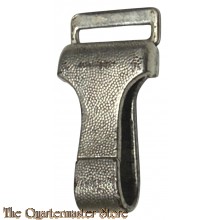 'Pebbled'-styled- and nickle-chromed, shoulderstrap 'snap-on-catch' used by the various (political) SA- (ie. SS- etc.) staff-members