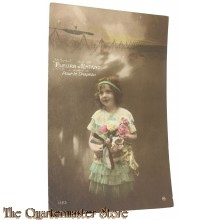France - Postcard 1915 FLEURS D'ENFANT Pour le Drapeau