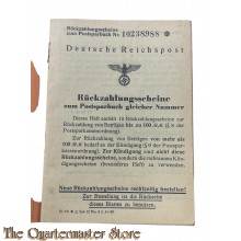 WK2 Reichspost Ruckzahlungsscheine/Kundigungsscheine 