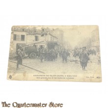 France - Postcard 1917 Explosion de Saint-Denis 4 Mars 1916