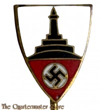 Mitglied Aufschlagnadel (DRKB Members 2nd pattern lapel pin) marked 2