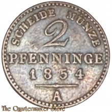 2 Pfenninge 1854 (A) Pruisen