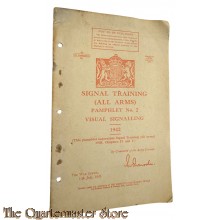 Manual Signal training (all arms) Pamphlet no 2 Visual signalling