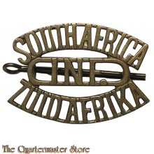 Shoulder title C.I.N.F. South Africa (brass)