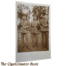 (Feld) Postkarte/Studiophoto 1914 3 Deutsche Soldaten 