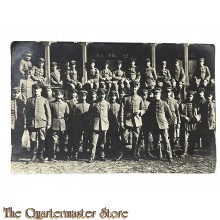 Postkarte 1914-18 Gruppe Deutscher (Unter) Offiziere 