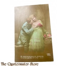 France - WW1 Postcard Oh! laisse ma caresse errer, abandonnee. Sur la rose splendeurde ta chair satinee !
