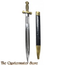 U.S. Springfield Artillery Model 1832 Short Sword & Scabbard
