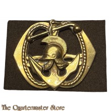 Baret embleem Regiment Pontonniers (grote helm) 