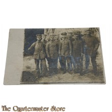 (Feld) Postkarte/Studiophoto 1914 8 Deutsche Soldaten 