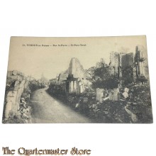 France - Postcard 1916 VERDUN en Ruines - Rue St-Pierre 