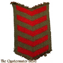 Service chevrons 5 years  (Mouw embleem  5 jaar dienst) (canvas)