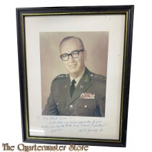 Original framed WW2  Photo US Army medical officer 