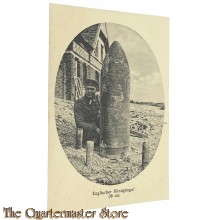 (Feld) Postkarte 1916 Englischer Blindganger 38 cm