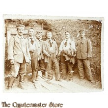 Photo 1914 6 Deutsche Soldaten 