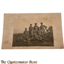 (Feld)postkarte 1916 Grosse gruppe Deutsche Soldaten 50. Res Div.
