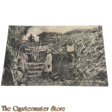 (Feld) Postkarte/Studiophoto 1915 Deutscher Schutzengraben Hohe 132 vor Soisson