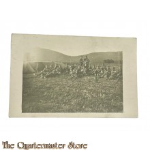 Postkarte/ Photo 1921 Deutsche Militair Musikanten teils sitzend